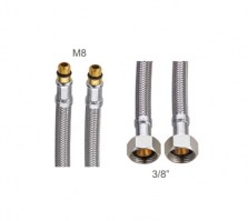 PACK 2 LATIGUILLOS FLEXIBLES M8x3/8" BORRAS